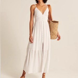 TALL Button Through Midaxi Dress